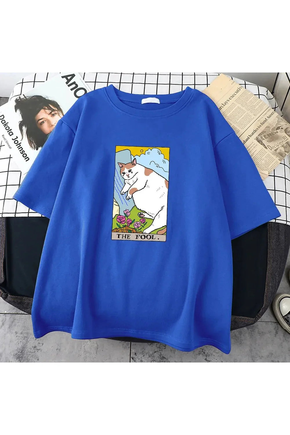 Sad Cat Meme Vintage T-Shirt