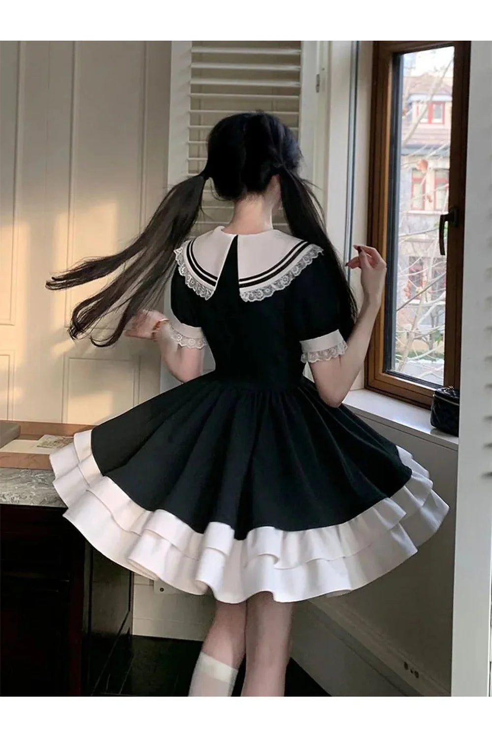 Sailor Sweetheart Ruffle Dress