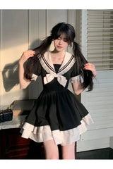 Sailor Sweetheart Ruffle Dress