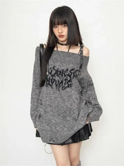 Shadow Script Sweater