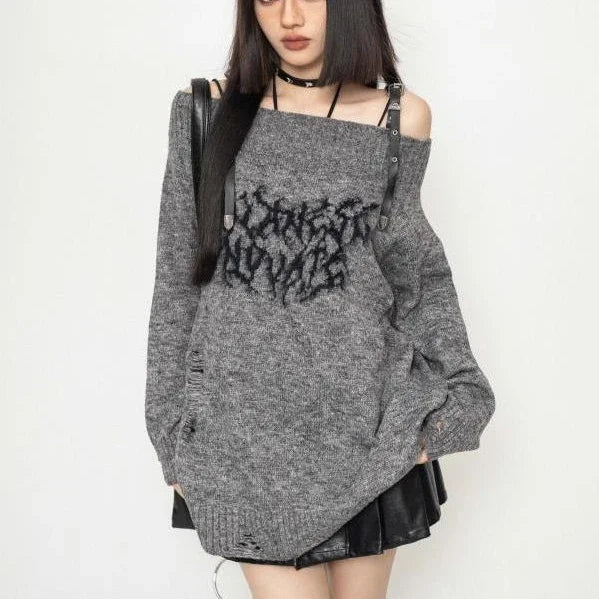 Shadow Script Sweater