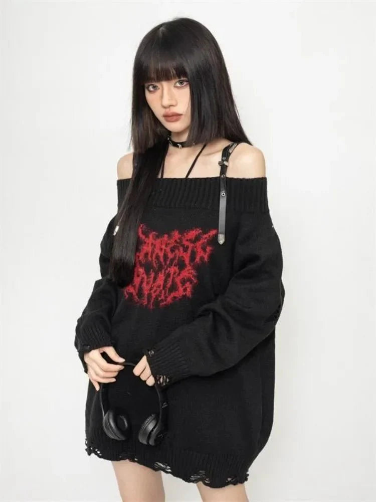 Shadow Script Sweater