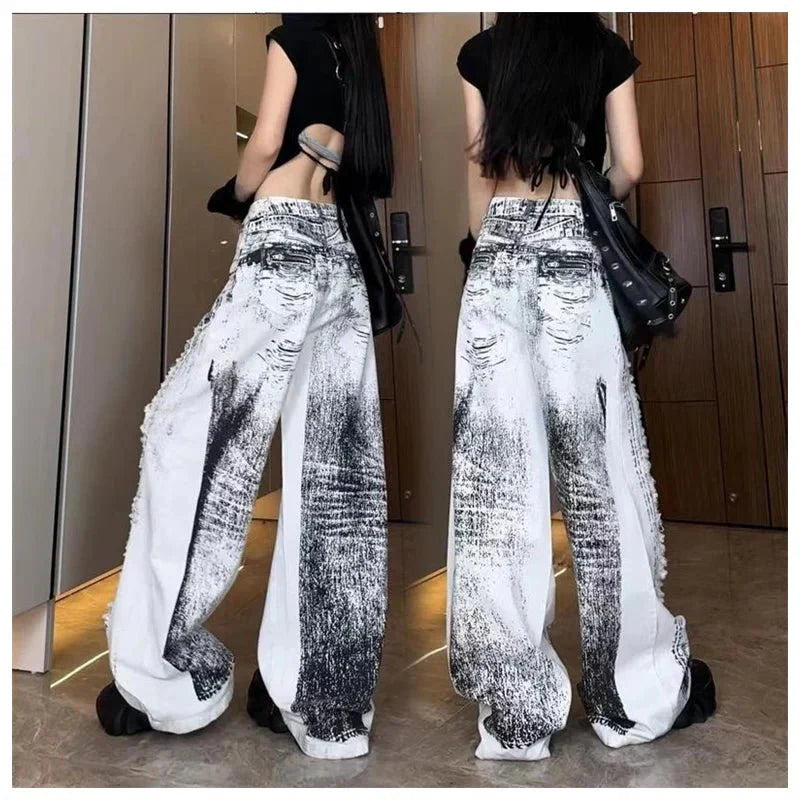 Shattered Chaos Ripped Jeans