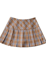 Side Split Pleated Skirt