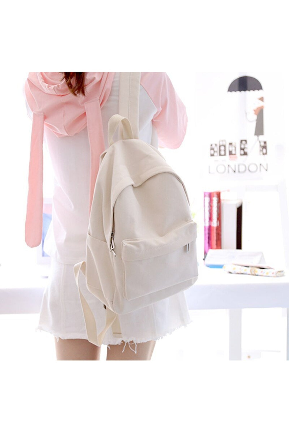 Simple Design College Backpack