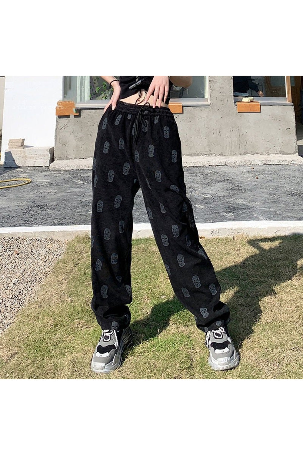 Skater Girl Skull Pants