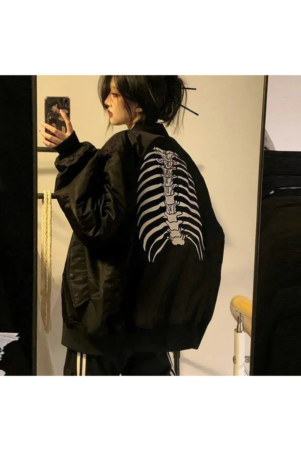 Fall Skeleton Key Bomber Jacket