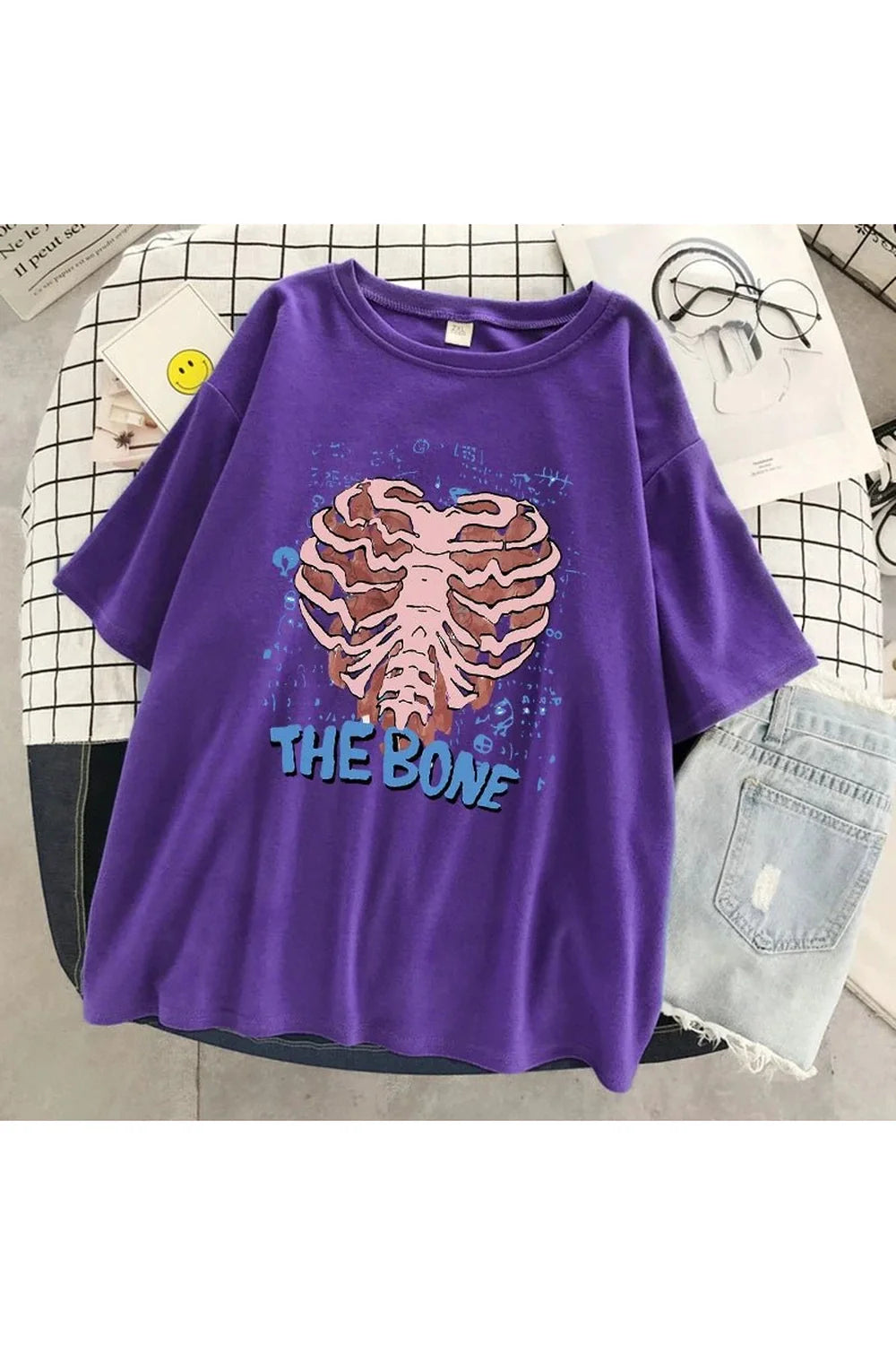 Skeleton Ribcage Graphic T-shirt