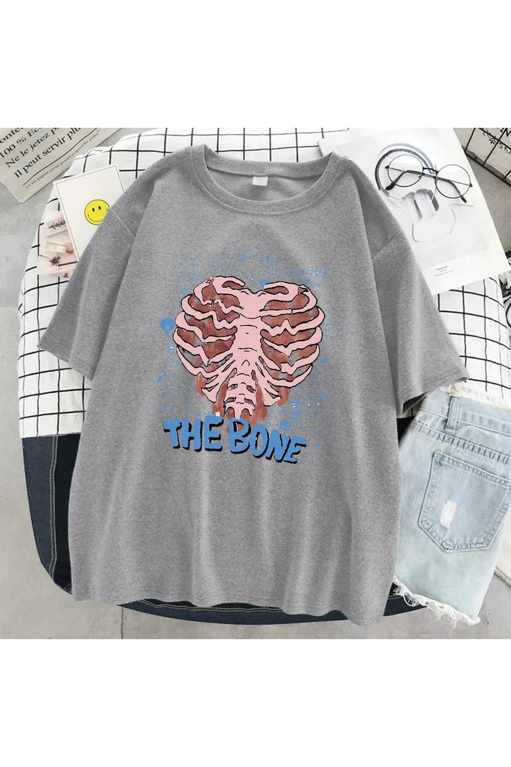 Skeleton Ribcage Graphic T-shirt