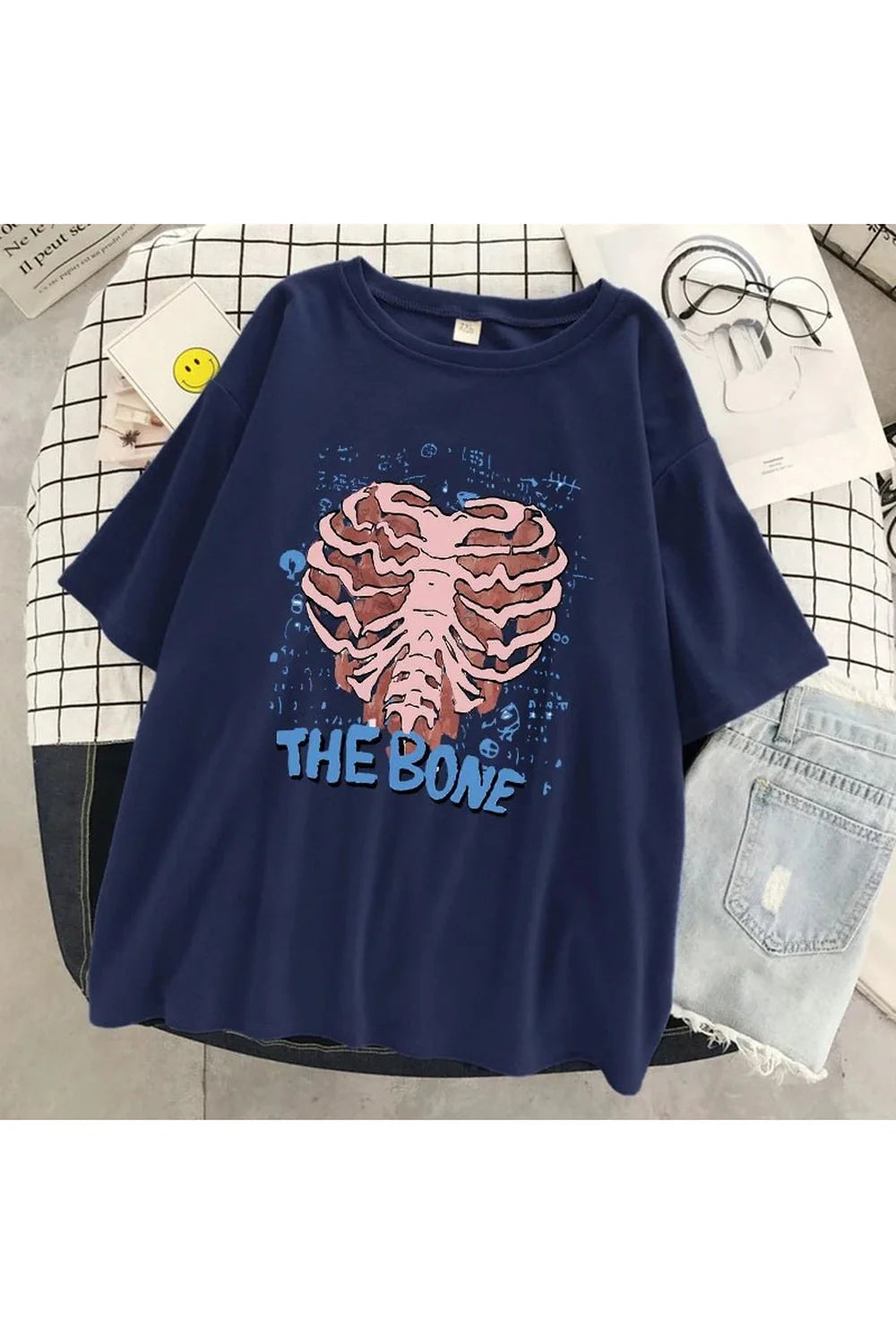 Skeleton Ribcage Graphic T-shirt