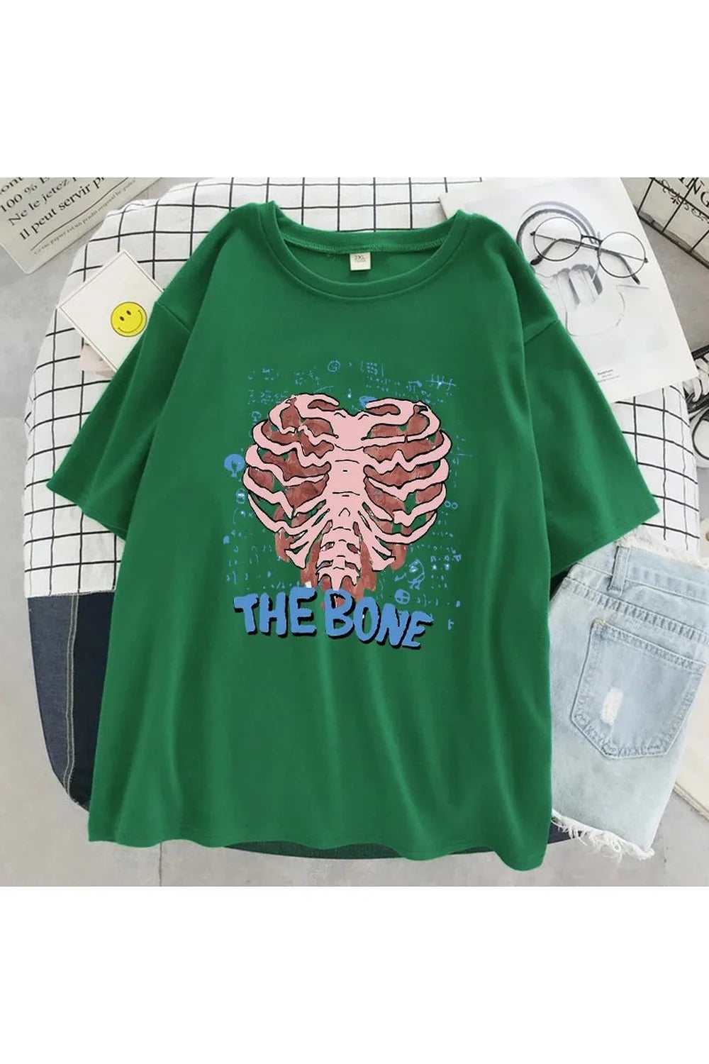 Skeleton Ribcage Graphic T-shirt