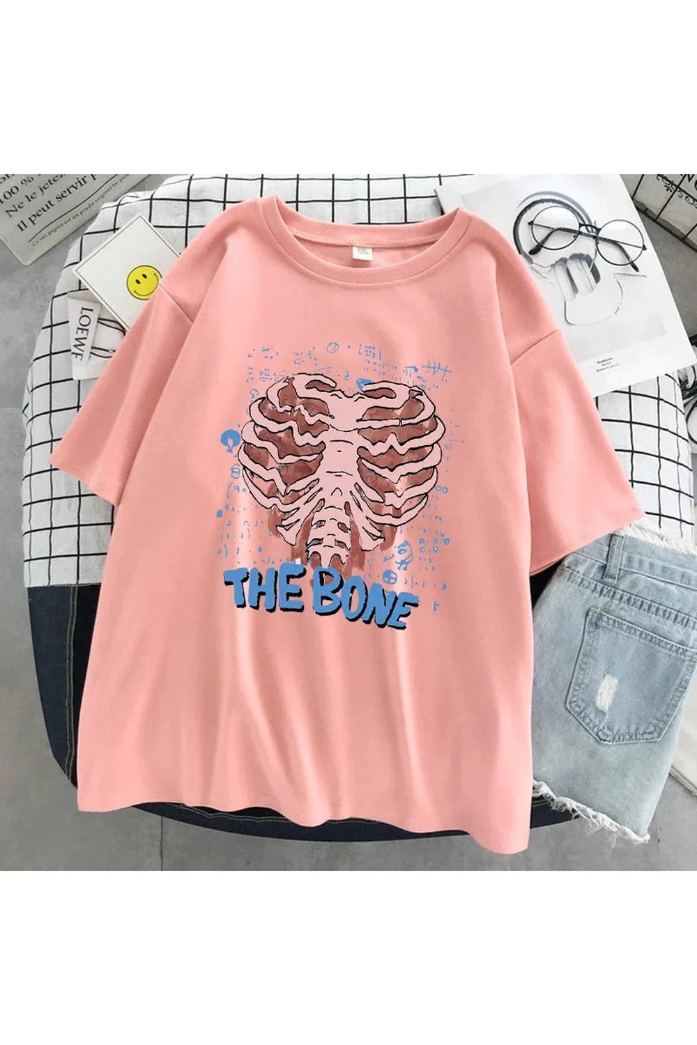 Skeleton Ribcage Graphic T-shirt