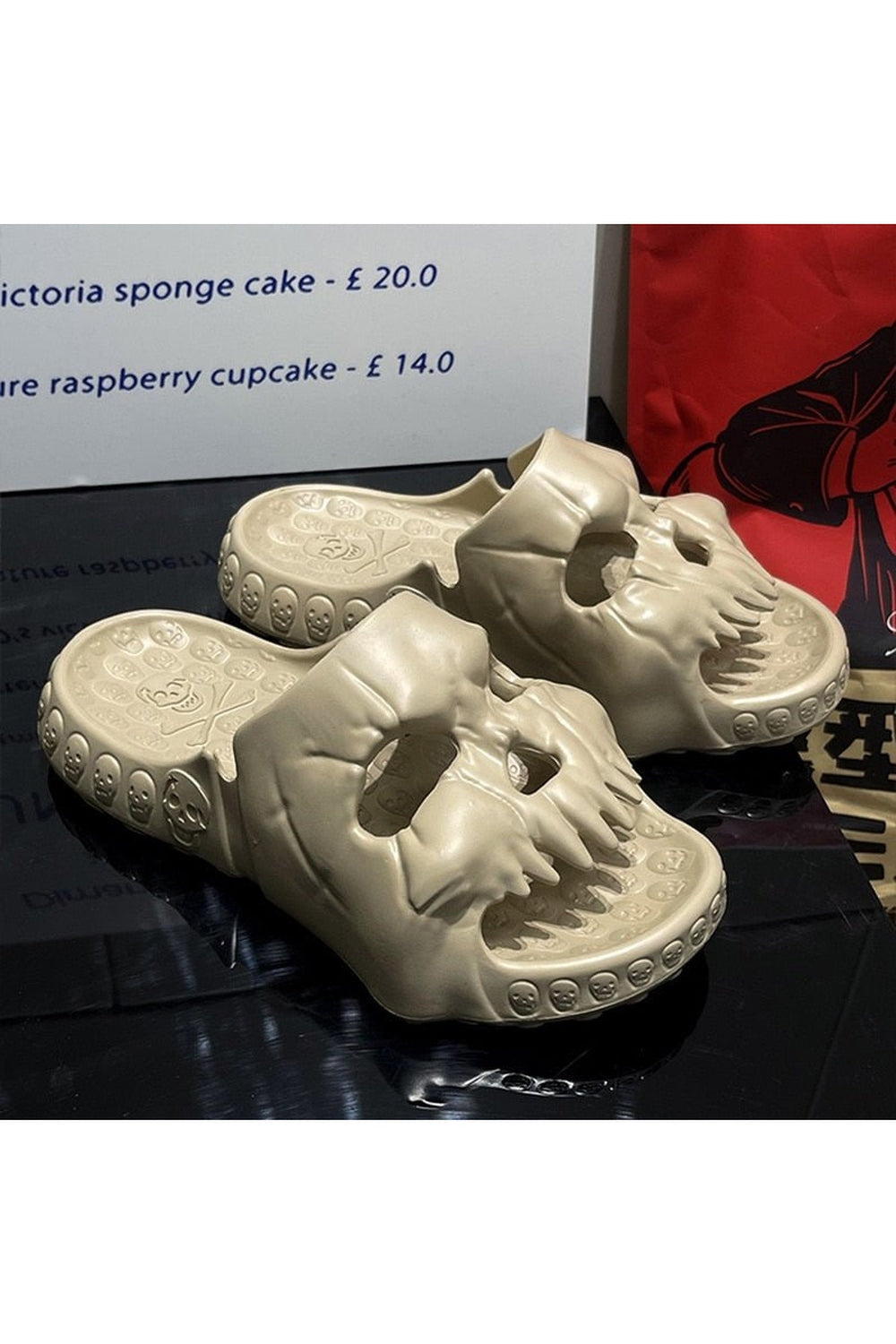 Skull Design Slippers