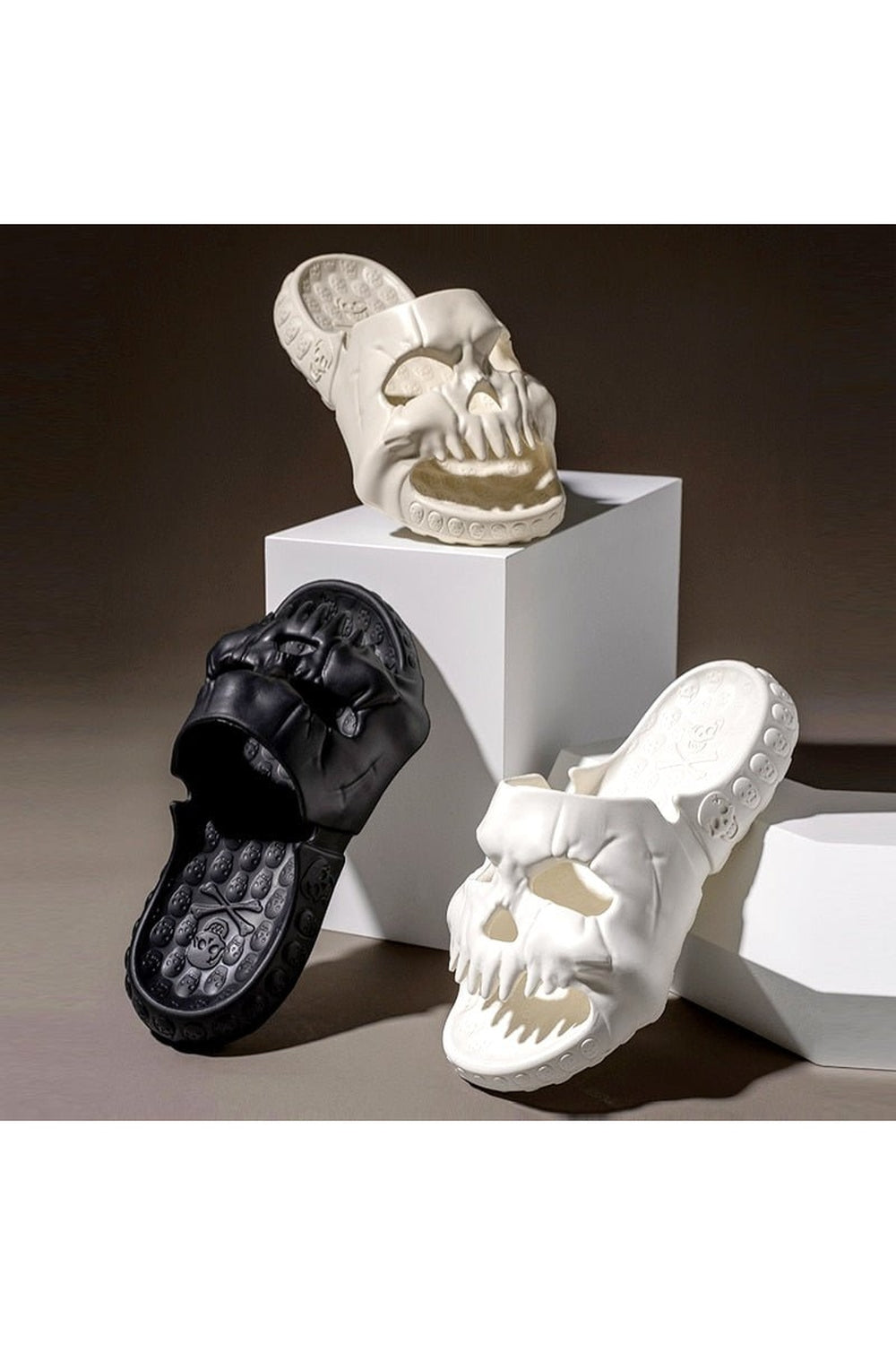 Skull Design Slippers