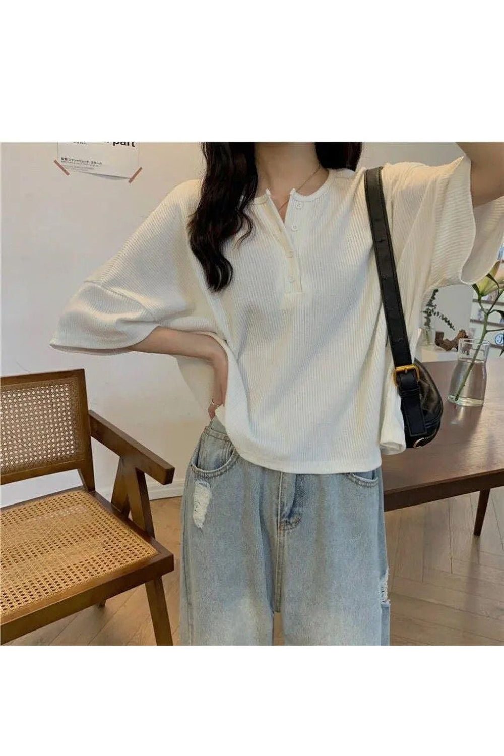 Slim Knitted Pullover Blouse