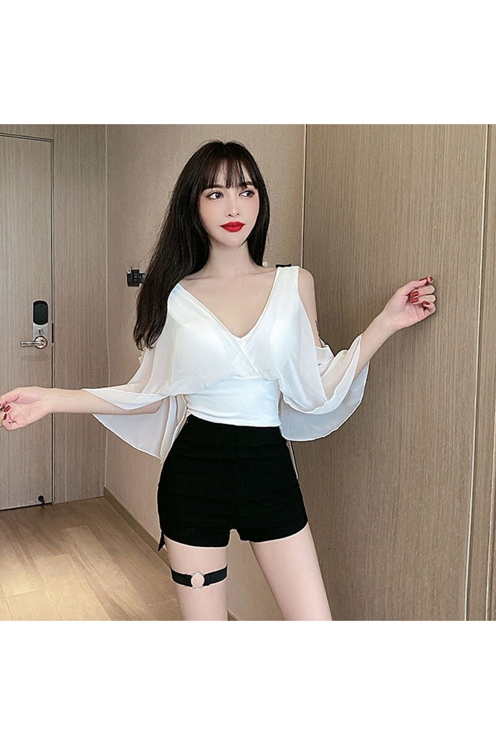Slim Skinny High Waist Shorts