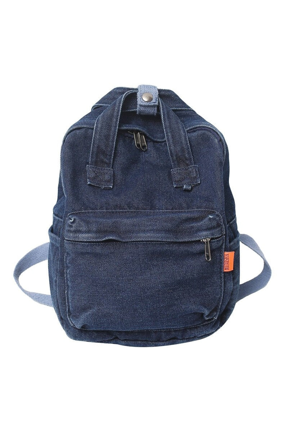 Small Denim Portable Backpack