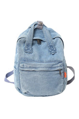 Small Denim Portable Backpack