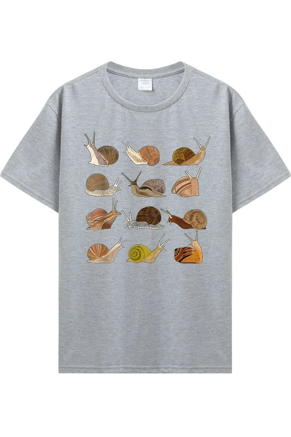Snail Graphic Cotton T-Shirt