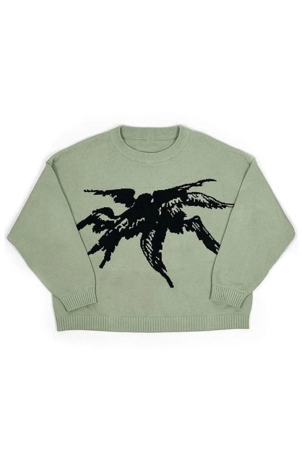 Soaring Raven Knit Sweater