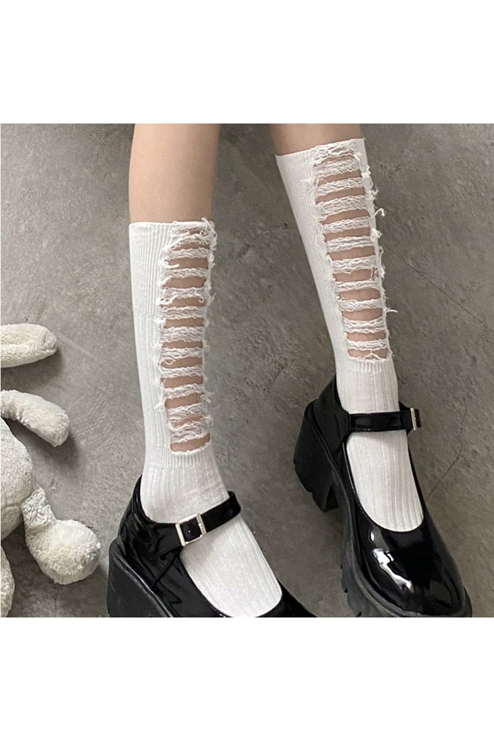 Socks With Cutouts