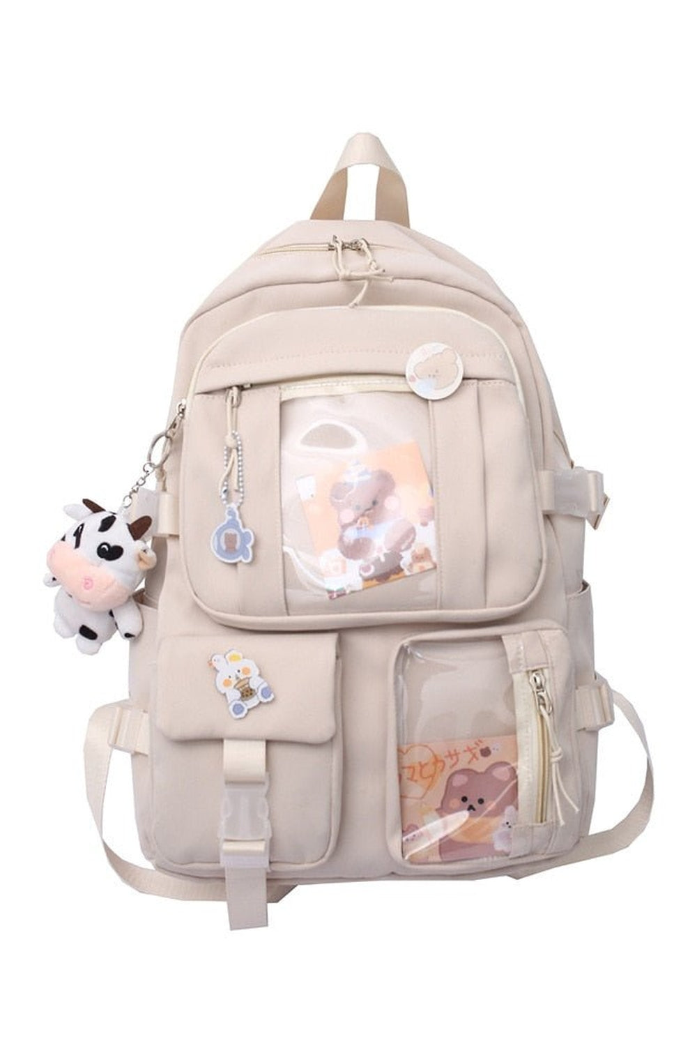 Solid Color Aesthetic Cute Backpack