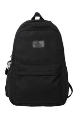 Solid Color Nylon Backpack