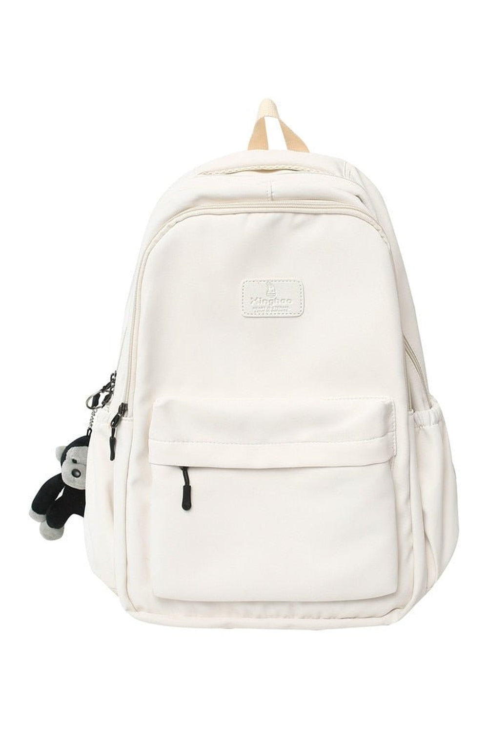 Solid Color Nylon Backpack