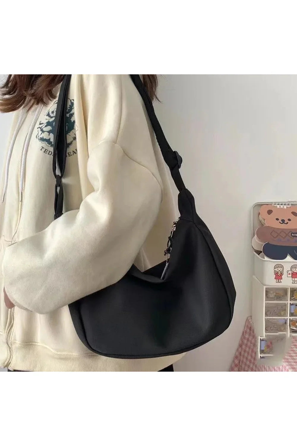 Solid Harajuku Shoulder Bags