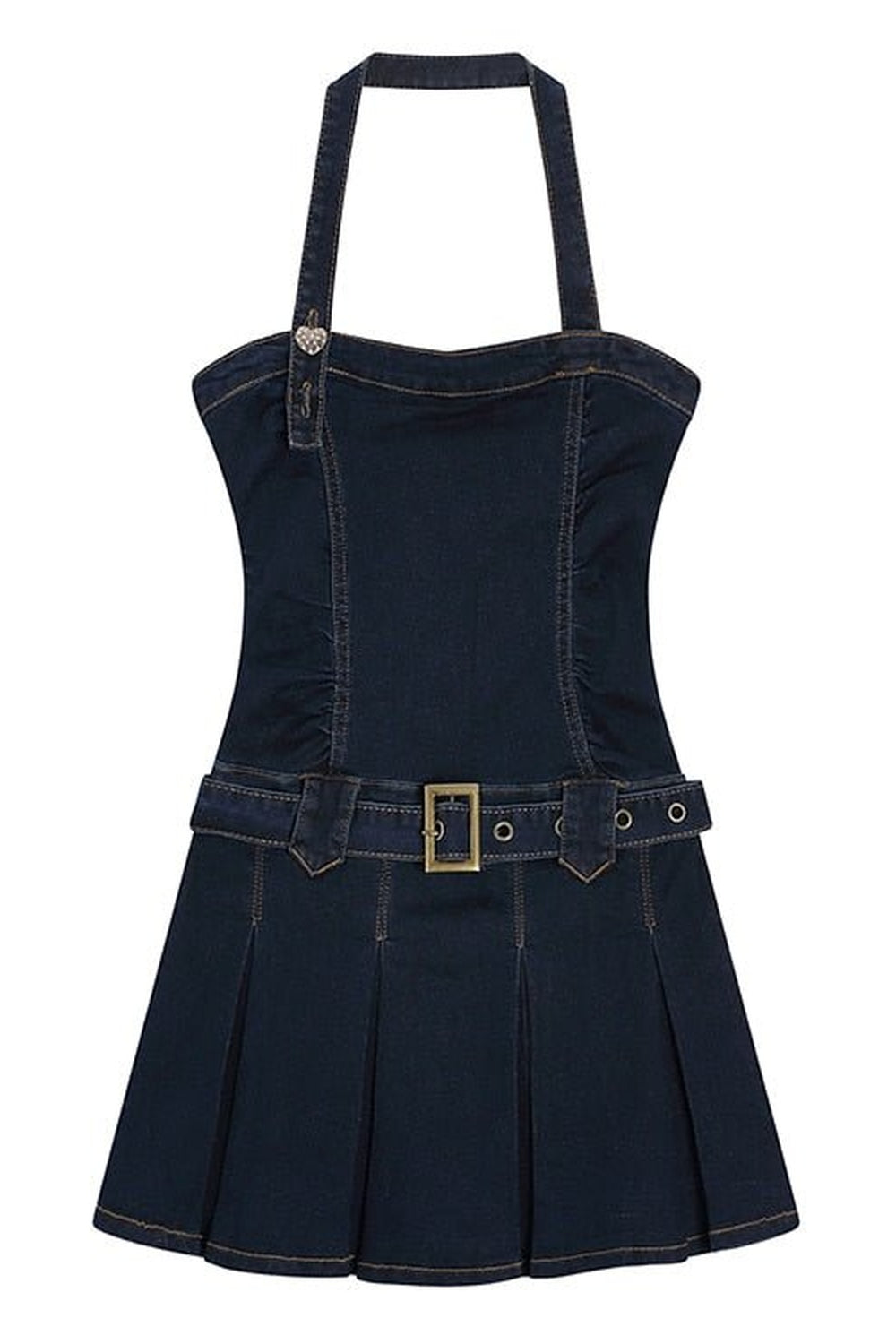 Spaghetti Strap Denim Dress