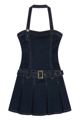 Spaghetti Strap Denim Dress