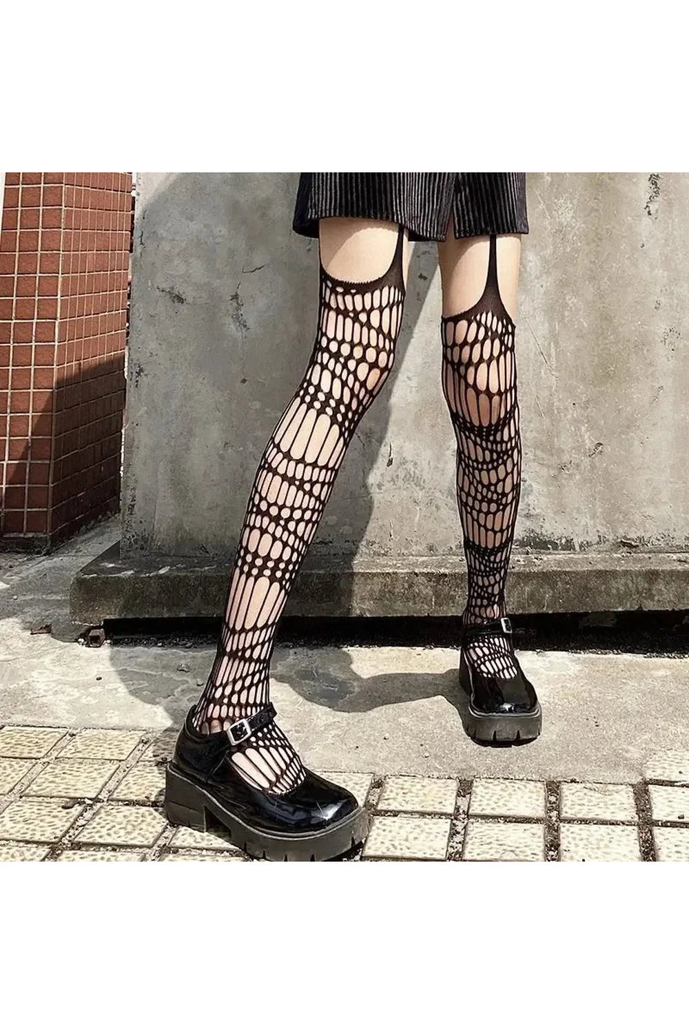 Spider Web Fishnet Stockings