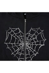 Fall Spider Web Hoodie