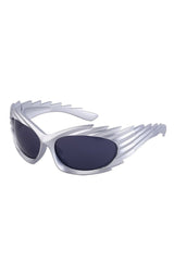 Spike Rectangle Shades Sunglasses