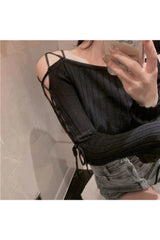 Spring Bandage O-neck Classic Top