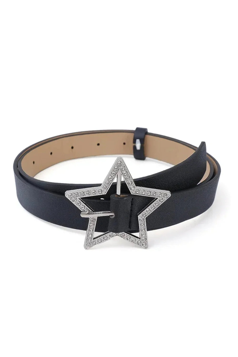 Star Buckle Rhinestone Belt