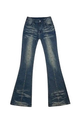 Stellar Studded Flare Jeans