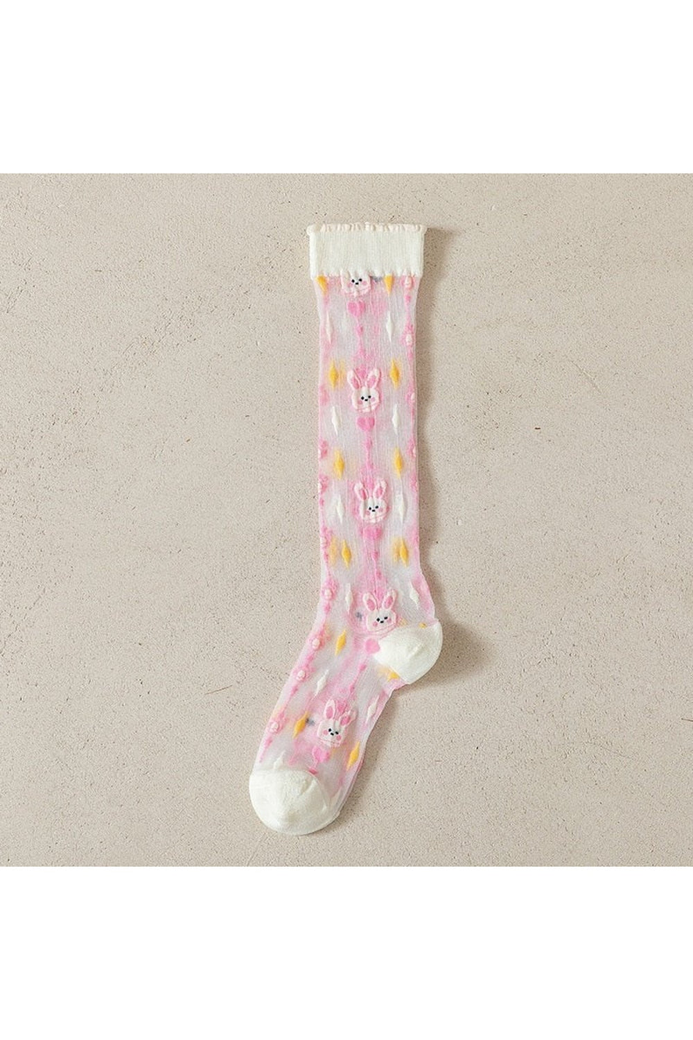 Strawberry Crystal Silk Socks