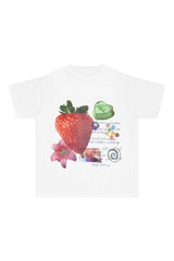 Strawberry Dreams Collage Top