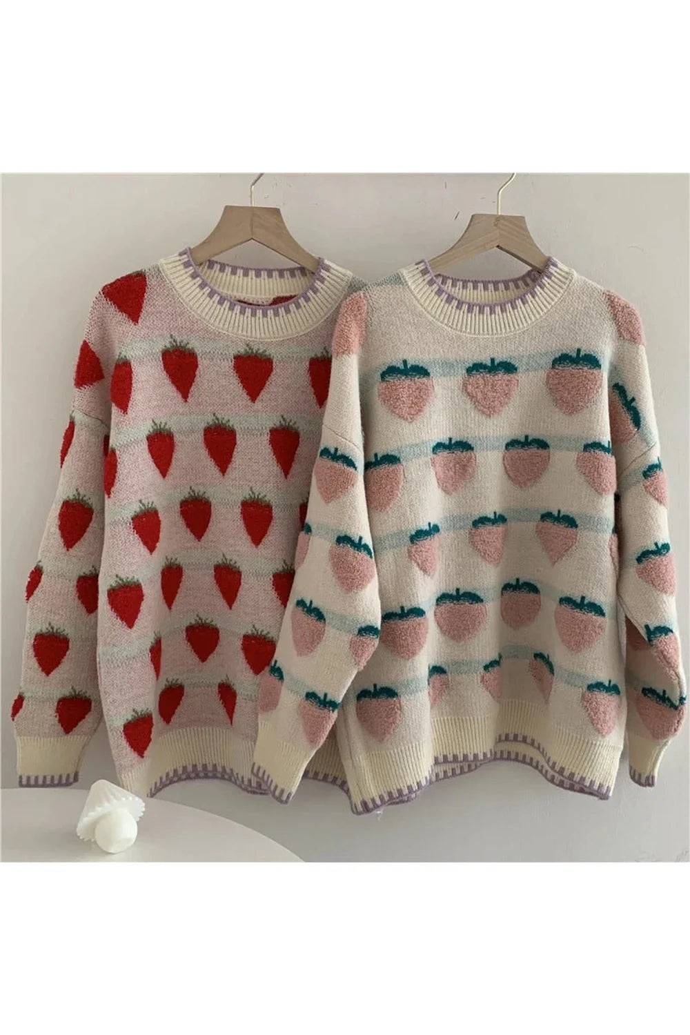 Fall Strawberry Fields Knit Sweater