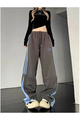 Stripe Cargo Sweatpants