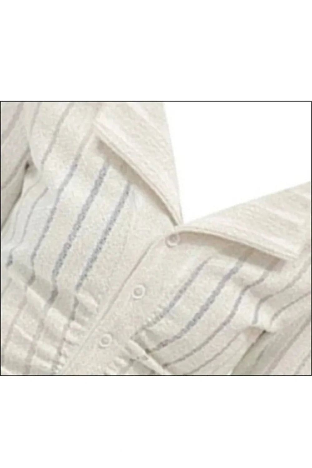 Haut cardigan moulant à rayures