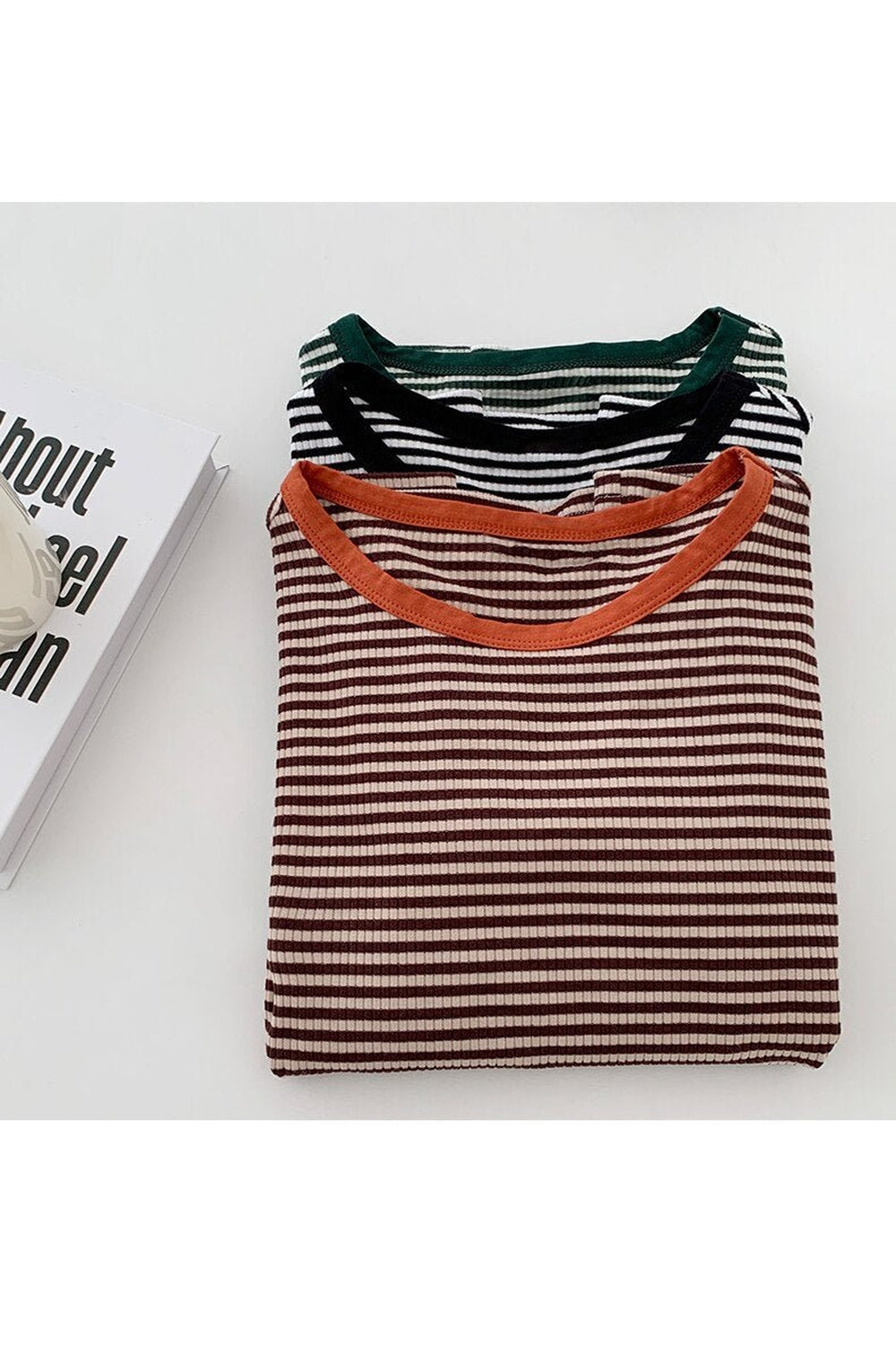 Striped Korean Summer T-shirt