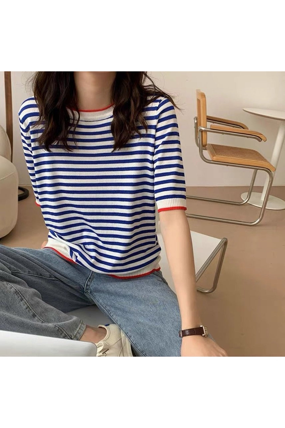 Striped Short Sleeve T-shirt