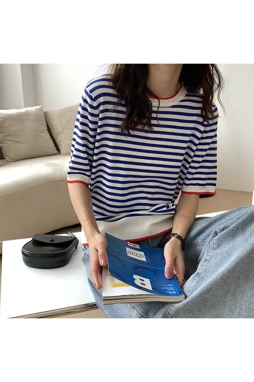 Striped Short Sleeve T-shirt