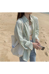 Striped Sunscreen Shirt