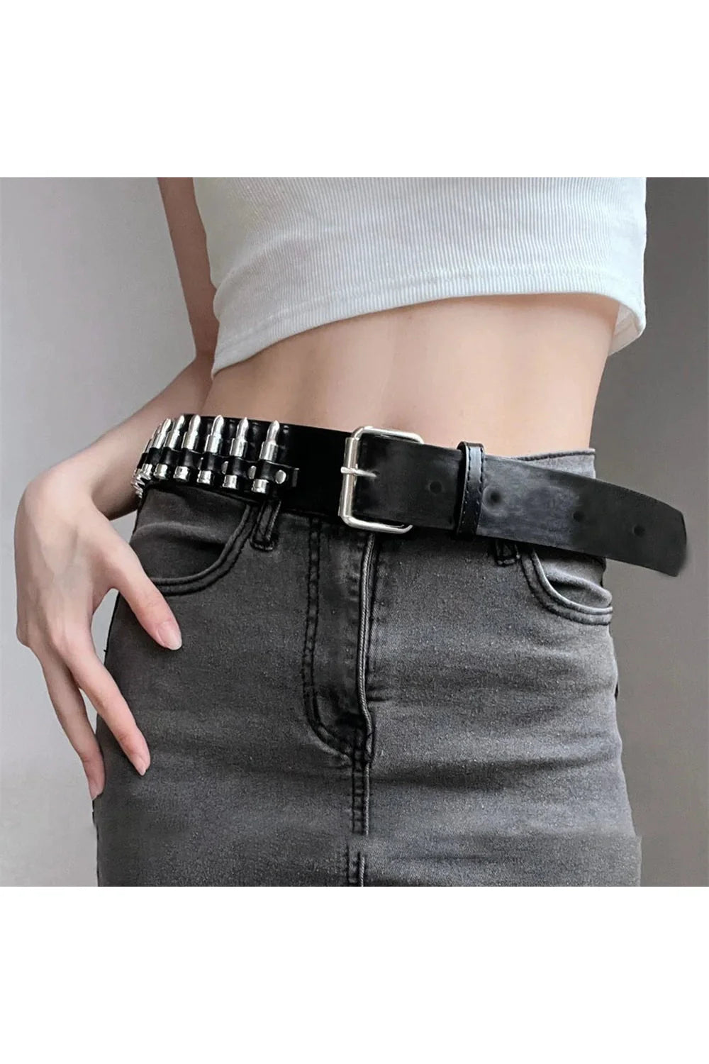 Studded Punk Festival Belt