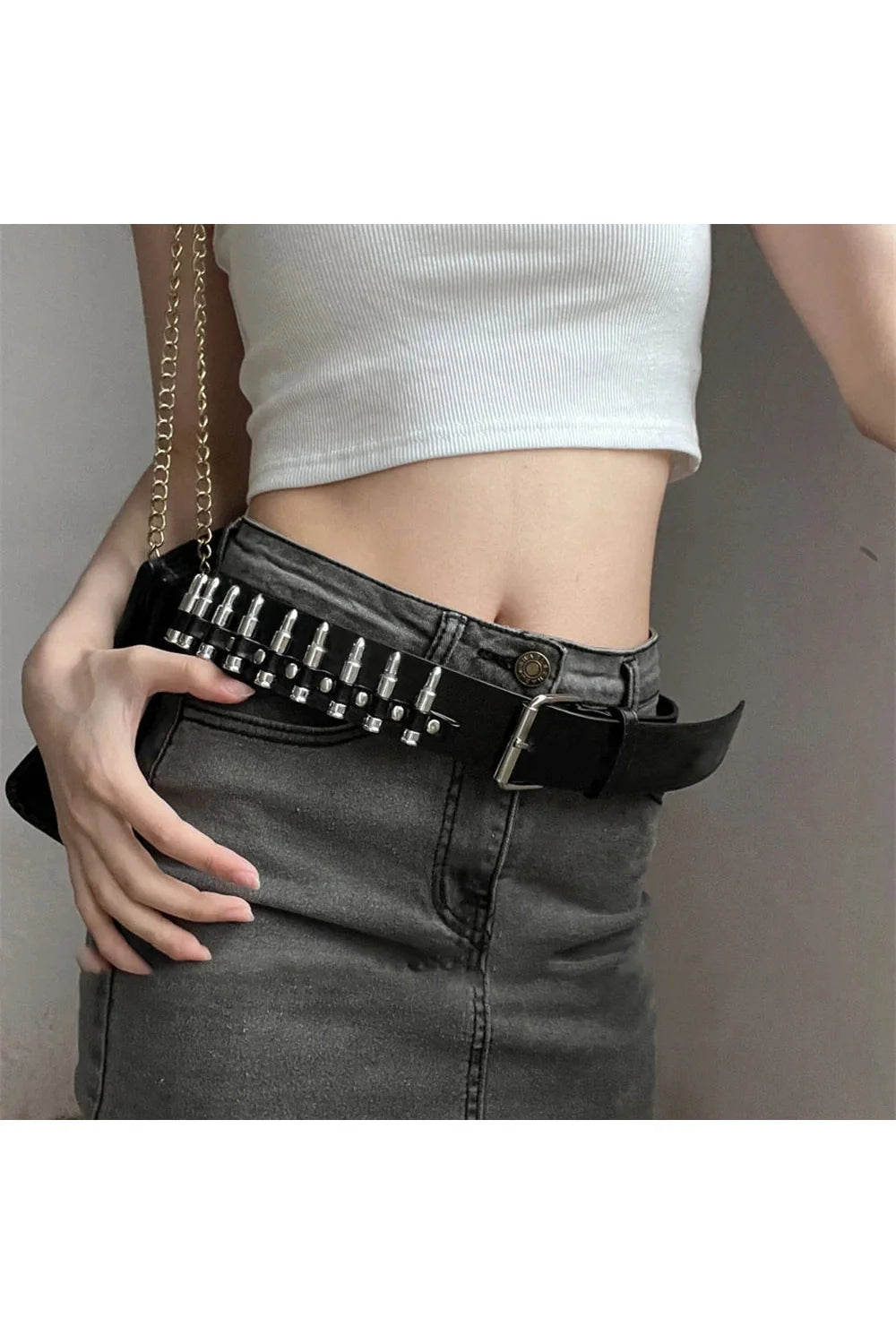 Studded Punk Festival Belt