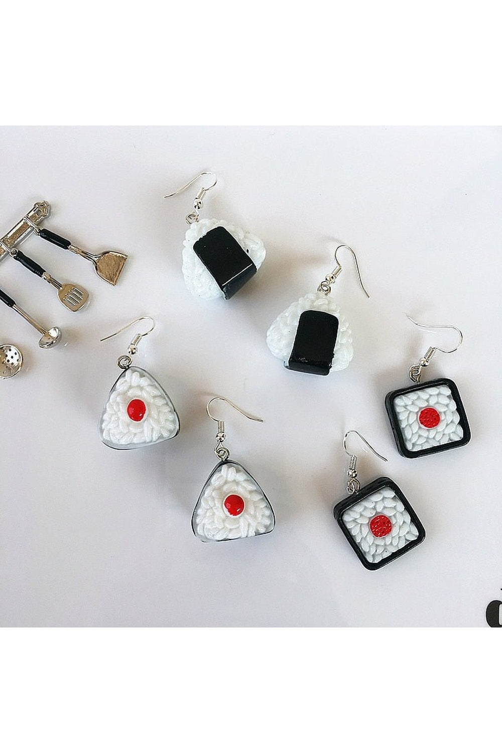 Sushi Dangle Drop Earrings