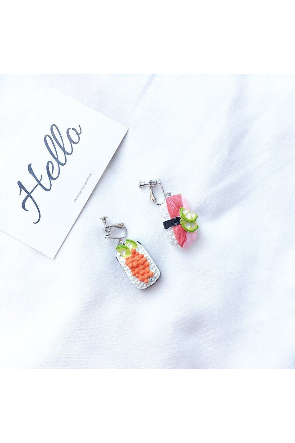 Sushi Dangle Drop Earrings